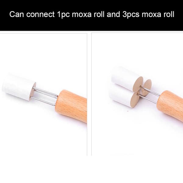 3 stk. Moxa Roll Extender Værktøj Akupunktur Massage Moxibustion Stick Extender