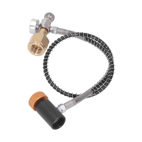 Soda Remote Hose CO2 Tank Cylinder Refilling Adapter med 24 tommers høyt trykkslange for Soda Can Connector CGA320 Til TR21 4