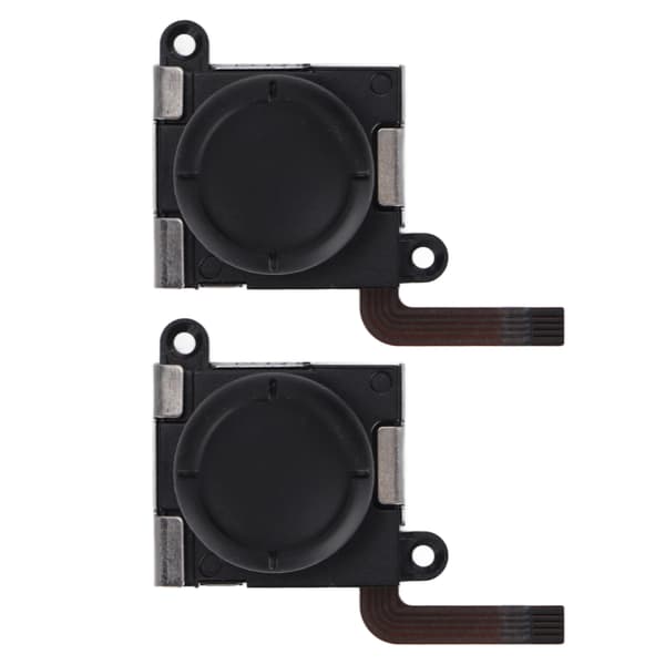 2 stk analog joystick 3D erstatningssensor tommelvippe med deksel for Switch Lite-konsoller