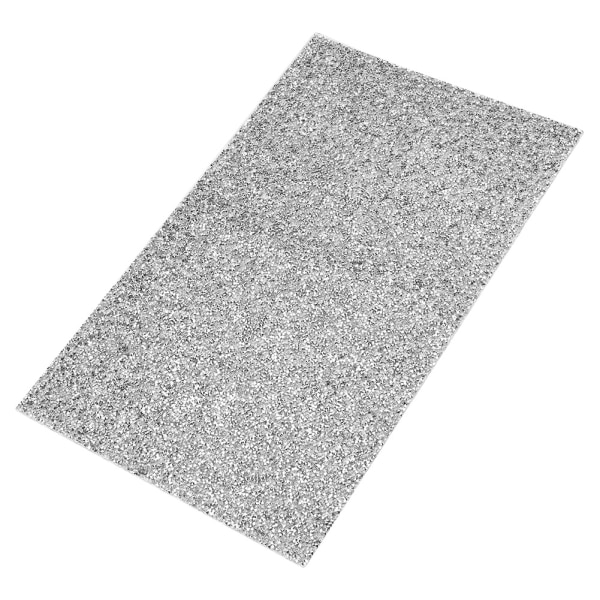 1 stk DIY Sliver Plast Rhinestone Ribbon Diamond Mesh Nett Drill Klær Dekor Tilbehør