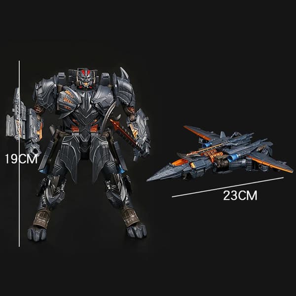 Deformationsleksak Bärbar Legering Deformationsrobot Leksak Rörlig Fighter Robot Figur Modell Present till Barn