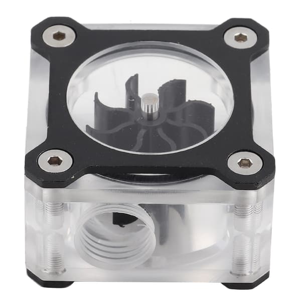 Vandkøling Flow Meter Transparent PMMA Computertilbehør G1/4 Gevind (Noir)