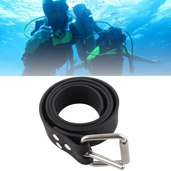 1,3 meter gummi justerbar snorkling bjørn belastning midjestropp Lett dykking motvekt belteutstyr