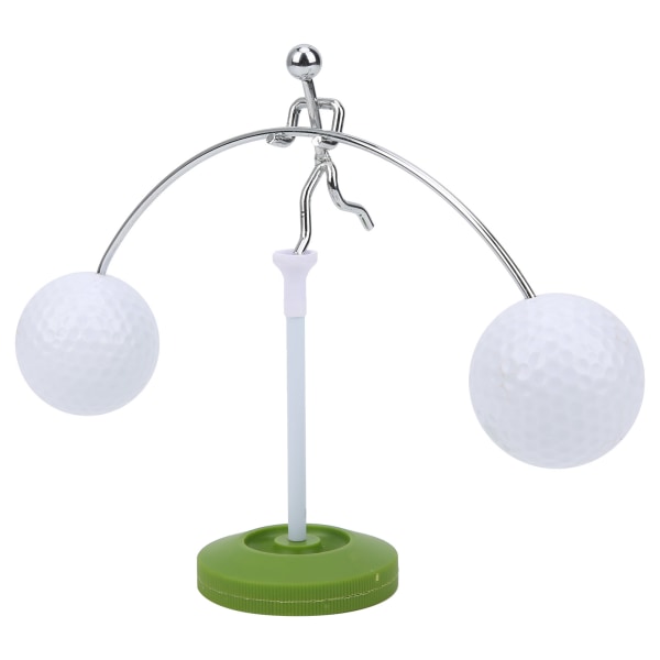 Golfgåva set Hemmakontorsdekoration Skrivbord Liten golfboll Balansställ med bas