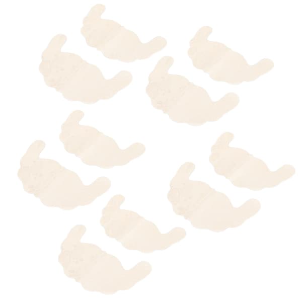 5 par brystløft brystvortedeksler Engangs pustende selvklebende blonde brystløft pasties tape Khaki