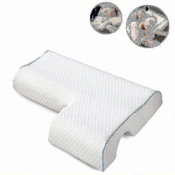1 st Välvd Kramkudde med Långsam Återhämtning Memory Foam för Par - Anti-tryck Handkudde För - Ny SZJR Vänster Arm