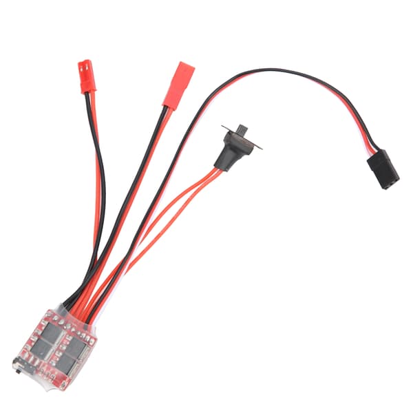 20A ESC 2KHz Framåt Bakåt Elektronisk Hastighetsregulator med Broms för RC Bil Båt Modell Borstad ESC