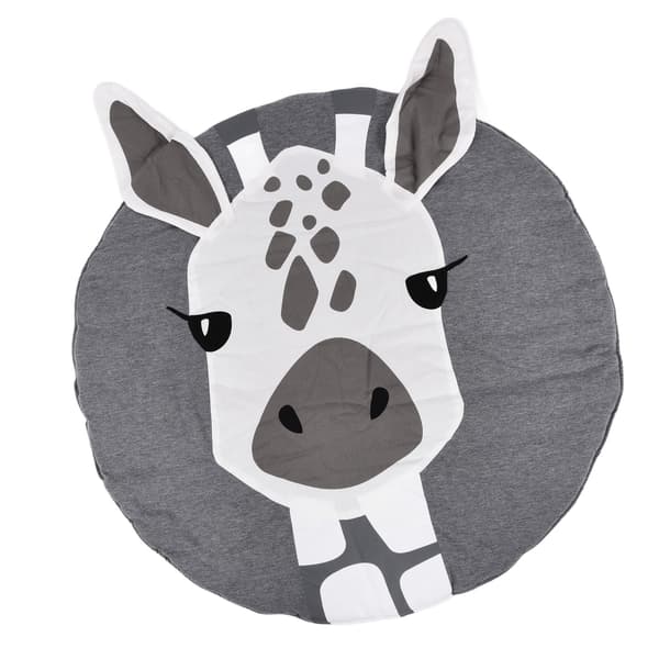 Blød bomulds babylegemåtte med girafmønster, bred anvendelse, kravletæppe til spædbørn