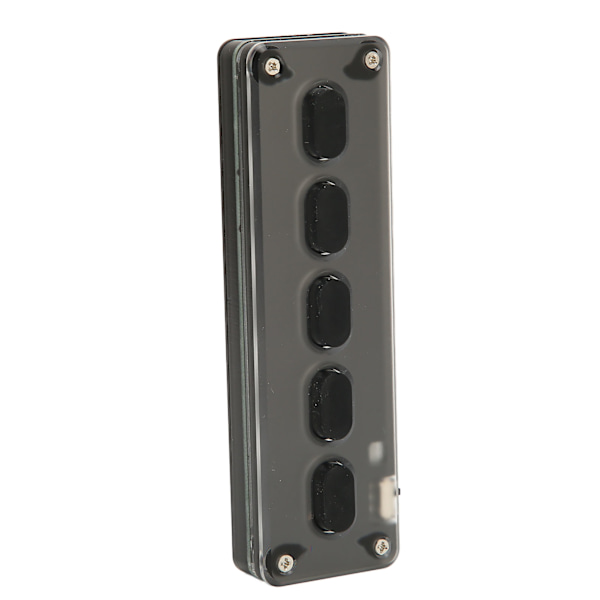 Programmerbar knappsats 5 tangenter Trådbunden USB Trådlös Bluetooth Dual Mode Mini Silikon Tyst DIY Programmerbart Gaming Tangentbord Svart