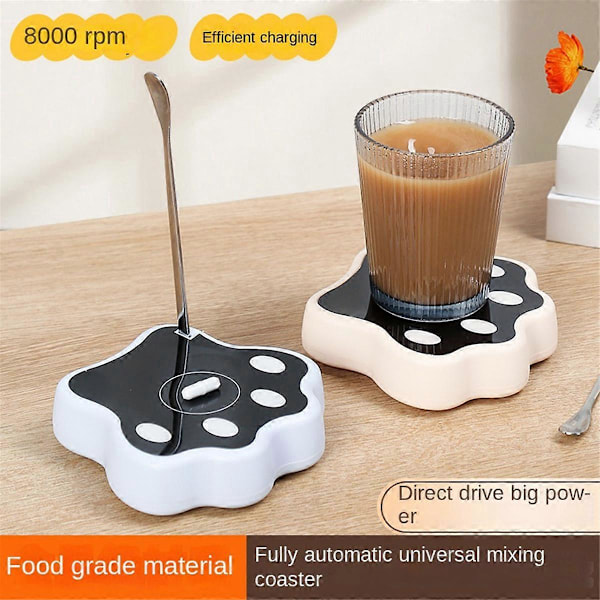 Magnetomrörare, Mini Lab Mixer med Omröringsstav, för Kaffe En Krämig Vit