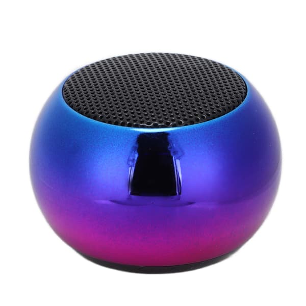Mini Bluetooth Højttaler Bærbar Elektroplettering Gradient Farve Stål Kanon Trådløs Højttaler