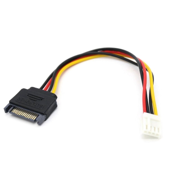 Sata 15pin Strömomvandlare Adapterkabel 4pin Ide Till Sata 15p Strömförlängning