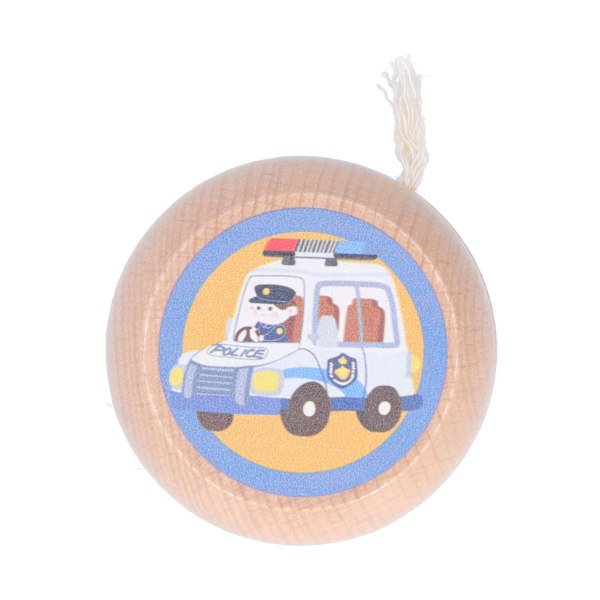 Wooden Yoyo Professional String Trick Yo Ball Gifts with Cute Pattern for KidsWooden Yoyo