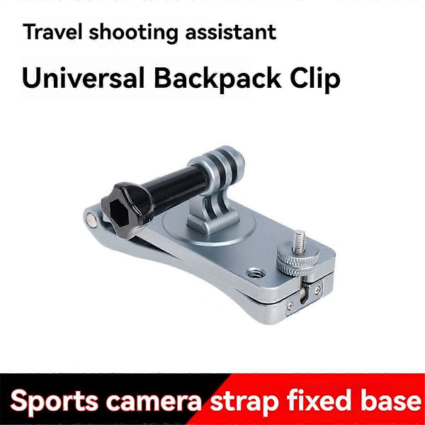 Ryggsekk-klemme for DJI Osmo/Insta360/Gopro13 Action Camera Buckle