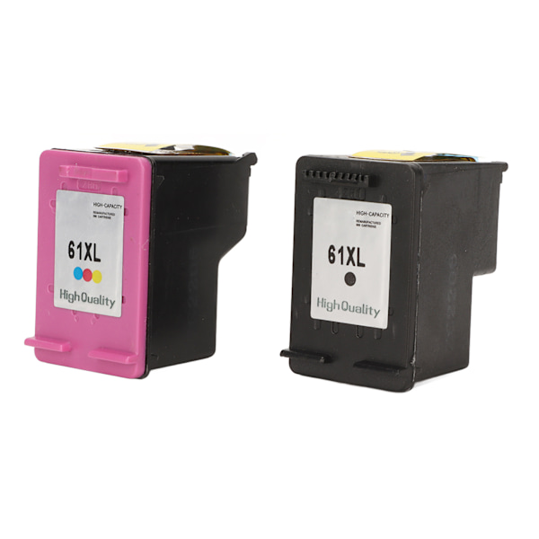 2 stk farvede sorte 61XL blækpatroner erstatning til HP til Envy 4500 til Deskjet 1000 1056 1510 1512 1010 til OfficeJet 4630
