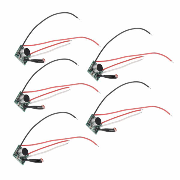 5 stk. Lydstyringskontaktmodul Solcellelys Sensor Modul Kredsløbskort DC 3V‑30V