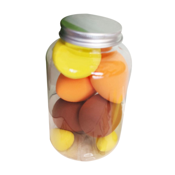 7 st Makeup Svamp Vått Torrt Super Mjuk Mini Bärbar Blandning Hög Densitet Makeup Puff Typ 4