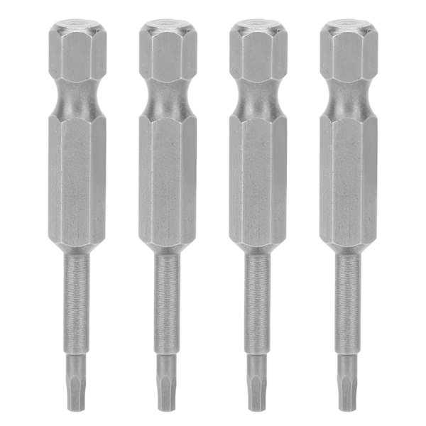 10 st Elektriska skruvmejselbitar Insexhylsa Magnetisk härdade reservdelar 2 mm