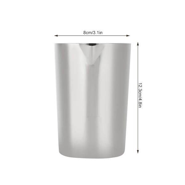 Rustfrit stål Cocktail Shaker Mixer Drink Mixing Glas Bartender DIY Værktøj