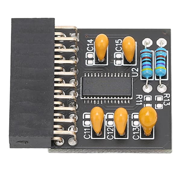 TPM 2.0 Krypteringssikkerhedsmodul 20Pin LPC Pro TPM2.0 Sikkert Stabilt Nem Installation Holdbart 20Pin SPI Modul til Win