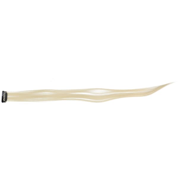 Farvede Clipin Hår Extensions Highlight Syntetisk Party Hår Extensions i Én Del (Beige)