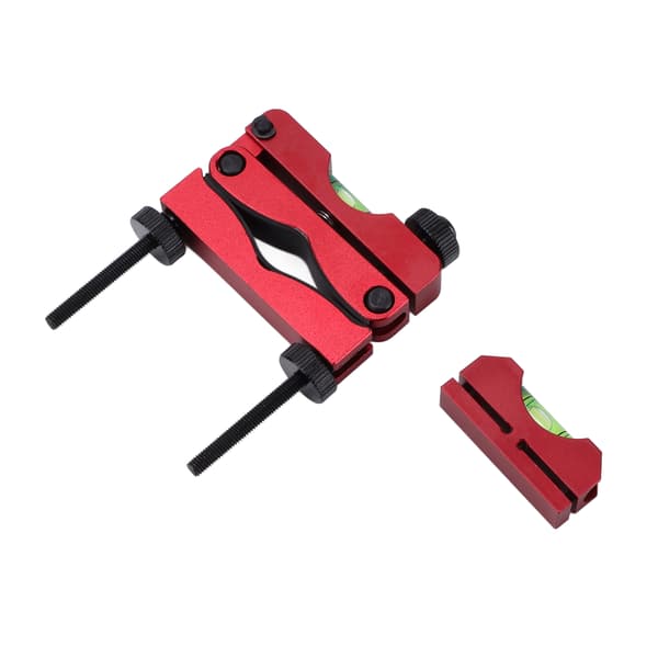 Reticle Leveling System Universal Aluminium Alloy Scope Alignment Level Tool for CarsRed