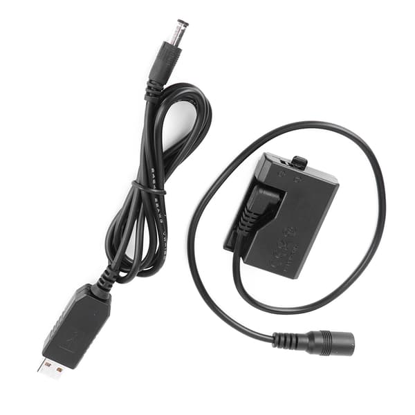 USB til ACK-E10 Fuld Dekodning Dummy Batteri til Rebel T3/T5/T6/T7/T100 Kamera