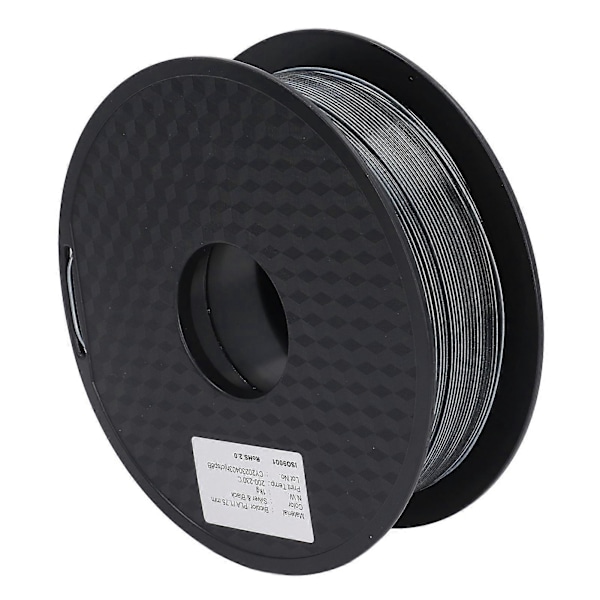 3D-printforbrugsmateriale 1,75 mm PLA-filament 2 farver Sølv Sort 3D-printerforbrugsmateriale PLA-filament