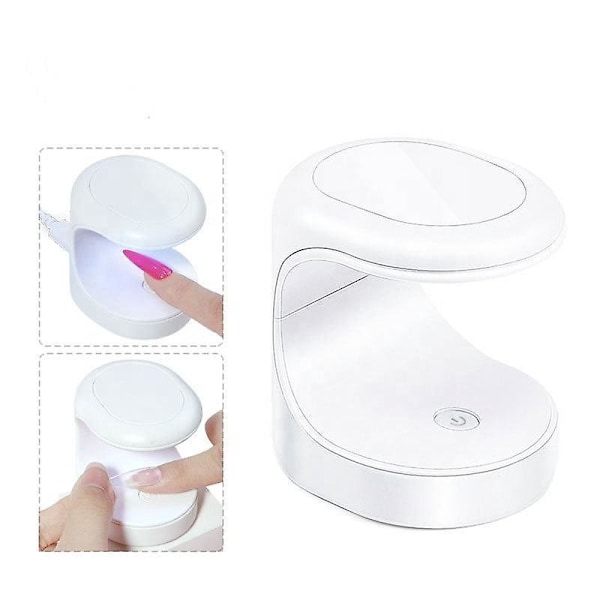Bärbar USB Mini UV LED Nageltorkare för Gellack