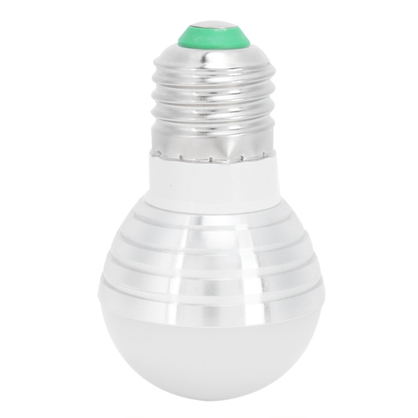 RGB Glödlampa Fjärrkontroll E27 7 Färger Bytande Ambient Lamp KTV Bar Club Dekoration 85-265V
