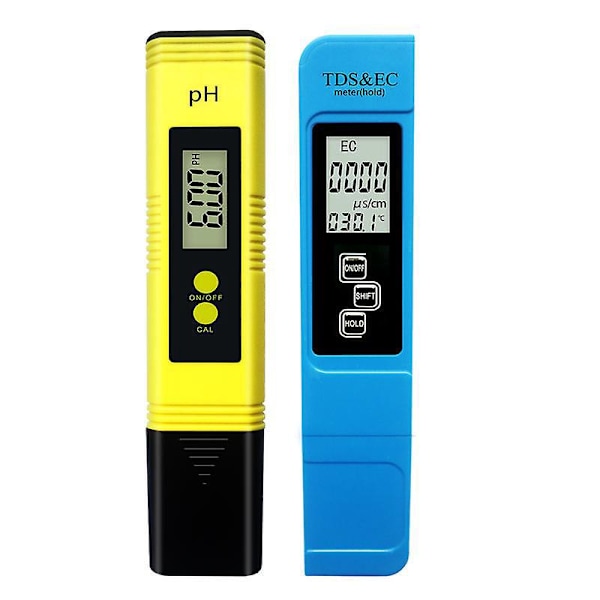 Høj Præcision pH og TDS Meter Combo 0,05 pH Præcision Pen Type 3-i-1 TDS EC Temperaturmåler til Hydroponik og Drikkevand
