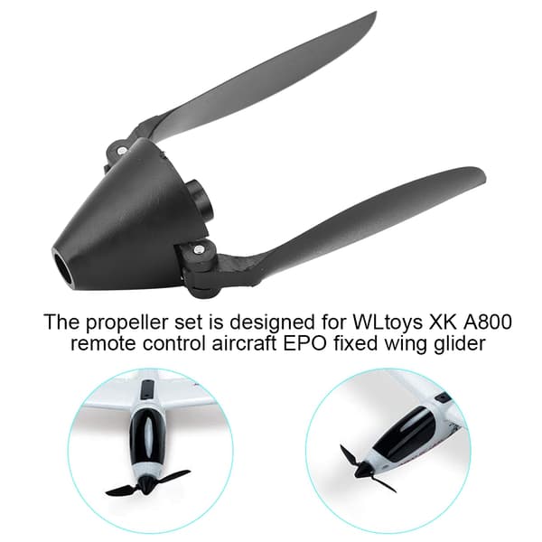 For WLtoys A800 Fjernkontroll Fly EPO Fastvinget Seilfly Propellsett Del Tilbehør