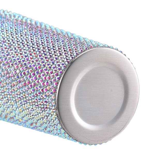 500 ml vannflaske i rustfritt stål med rhinestones dekorasjon vakuum vannflaske for kvinner
