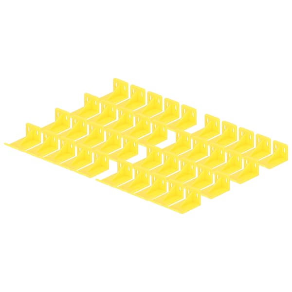 40 stk. L Positioneringsblok ABS Positioneringsstykke Baffel Test Rack Reservedele Enkel Installation