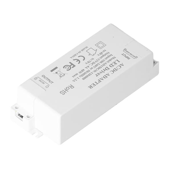 LED Driver DC12V 4A 48W LED Transformer Lampe Strømforsyning Transformer til Hjem AC100‑240V