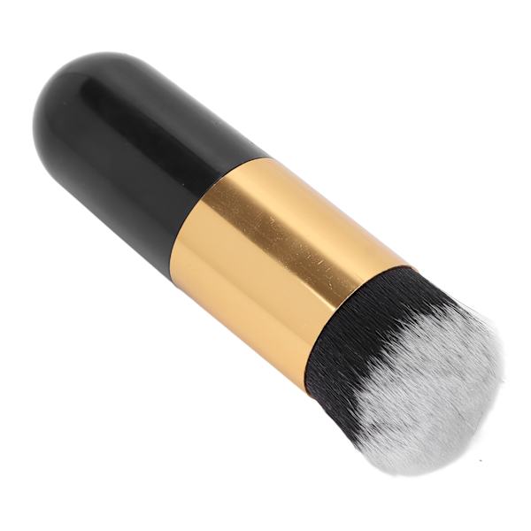Foundation Makeup Brush Profesjonell kosmetisk flytende blanding Blush flytende pulverbørste for daglig sminke Svart gull