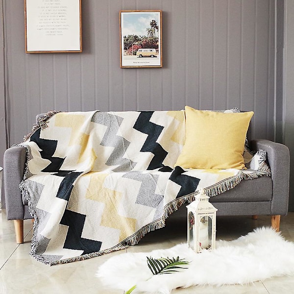 Sofa Tæppe Dekorativt Stolebetræk Flot til Sofa, Seng, Campingtæppe, Rejse (160 x 220 CM)