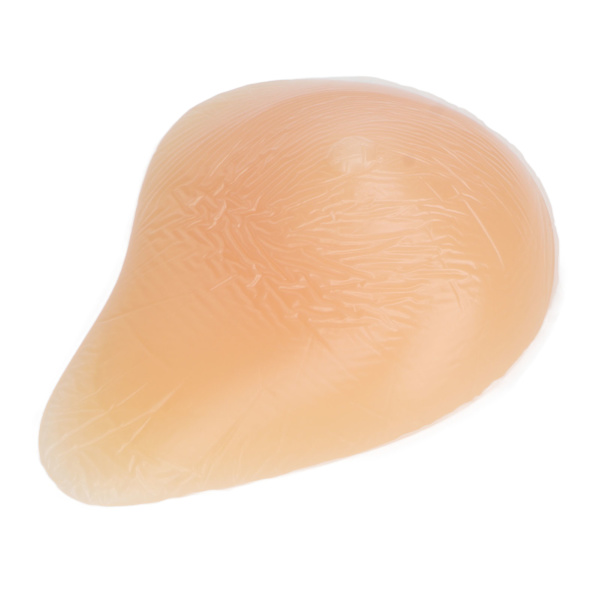 Spiralform brystform kunstig bryst Silikone brystprotese til mastektomi restitution højre 600g / 21.2oz
