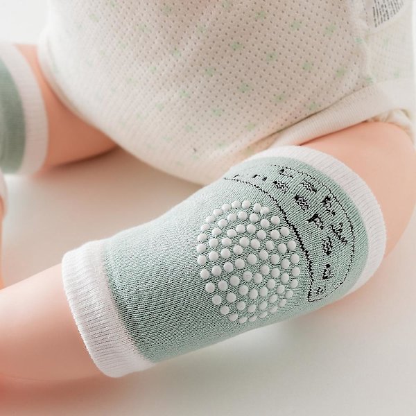 Baby Kryp-Knäskydd - Unisex Halkskyddande Benvärmare (5 Par)