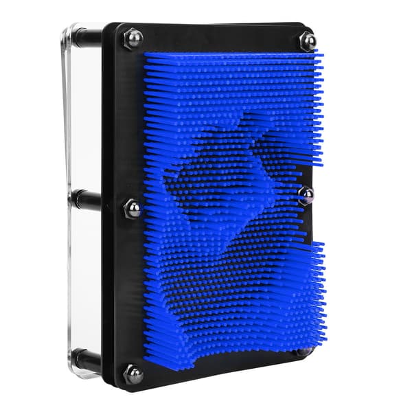 3D Klon Håndmodel Børn Plast Hånd Ansigt Model Dyb Blå Klon Pin Art