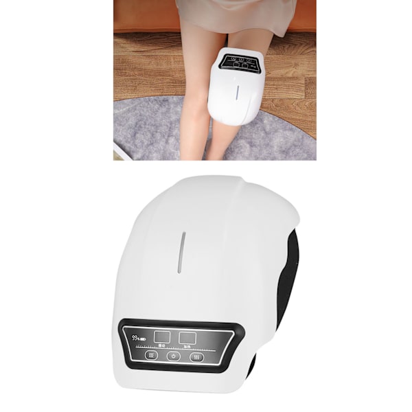 Knä massageapparat sladdlös uppladdningsbar LED-skärm Bärbar infraröd uppvärmd vibrationsmeddelande för knäleden