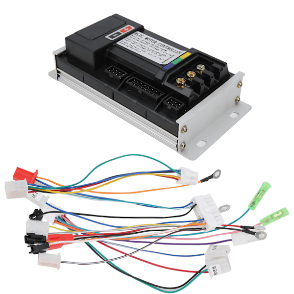 Elektrisk sparkesykkelkontroller i aluminiumlegering med 4 kabeltilbehør Rask varmeavledning 48V‑60V
