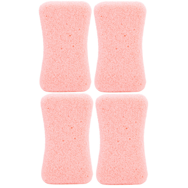 4 stk Callus Exfoliate Stone Fødpleje Pimpsten Fødder Hård Hud Fjern Pedicure ScrubberPink