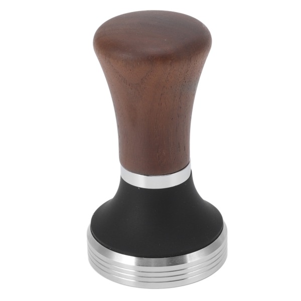 51mm Coffee Tamper Food Grade Stainless Steel Pressure Tamper with Wooden Handle for Coffee Tools