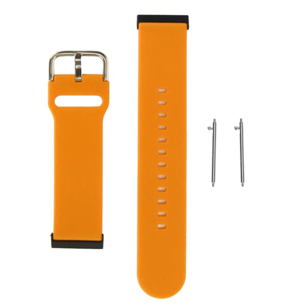 Silikone Smartwatch Rem Justerbar Udskiftningsurrem Tilbehør til Suunto7 Orange