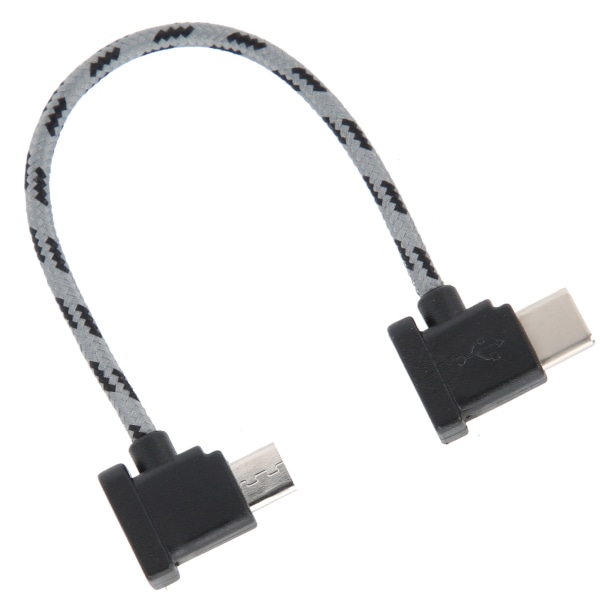 Högervinklad fjärrkontroll typ C till Micro USB datakabel för DJI Mavic Air 2 / Mini 2