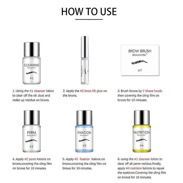 Øjenbrynslaminering Brow lifting Kit, Brow Lamination Kit