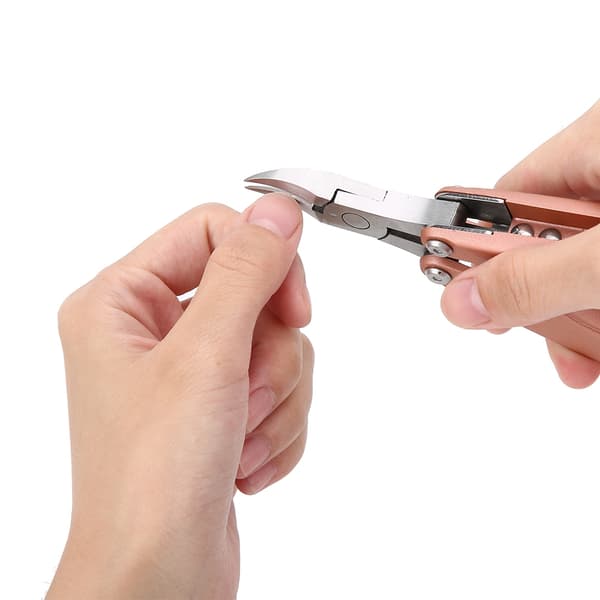 Sammenklappelig død hudtrimmer i rustfrit stål, multifunktionel manicure-pedicure-tang