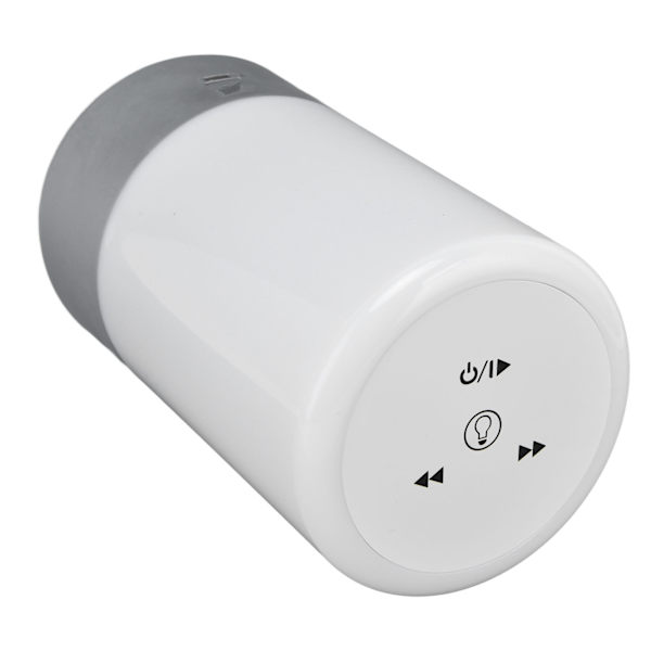LED nattlampa Smart Touch-lampa RGB Färgglad 2,4 GHz Trådlös Bluetooth-högtalare Bordslampa Silver