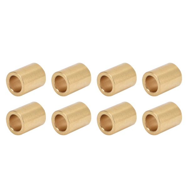 8 st självs潤滑ande mässingshylsor 8 mm hål X 12 mm OD X 15 mm längd Speciell lagerhylsa för mässingshylsglidare